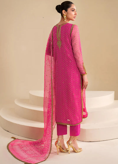 Baroque Embroidered Chiffon Suits Unstitched 3 Piece BQ25UF UF-626