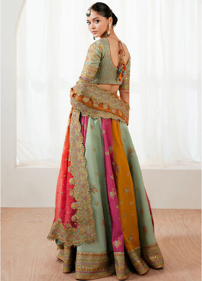Baroque Embroidered Organza Suits Unstitched 3 Piece BQ25UF UF-4036