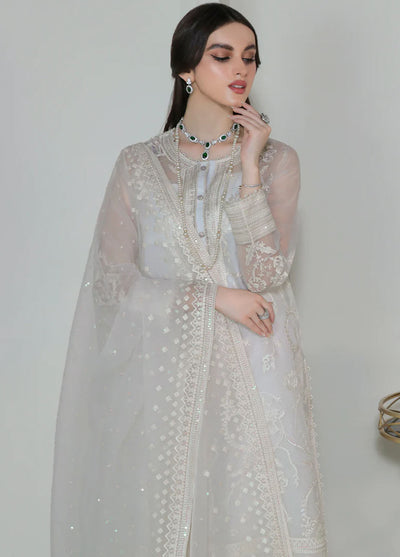 Baroque Embroidered Organza Suits Unstitched 3 Piece BQ25UF UF- D186