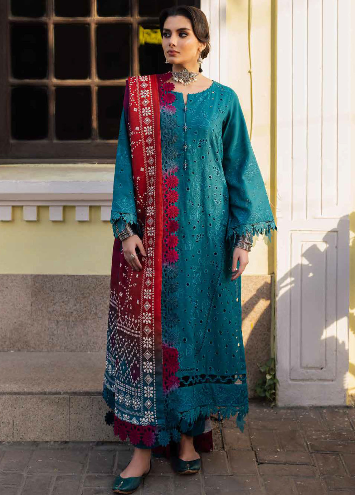 Bazaar By Nureh Chikankari Winter Collection 2024 NE-112