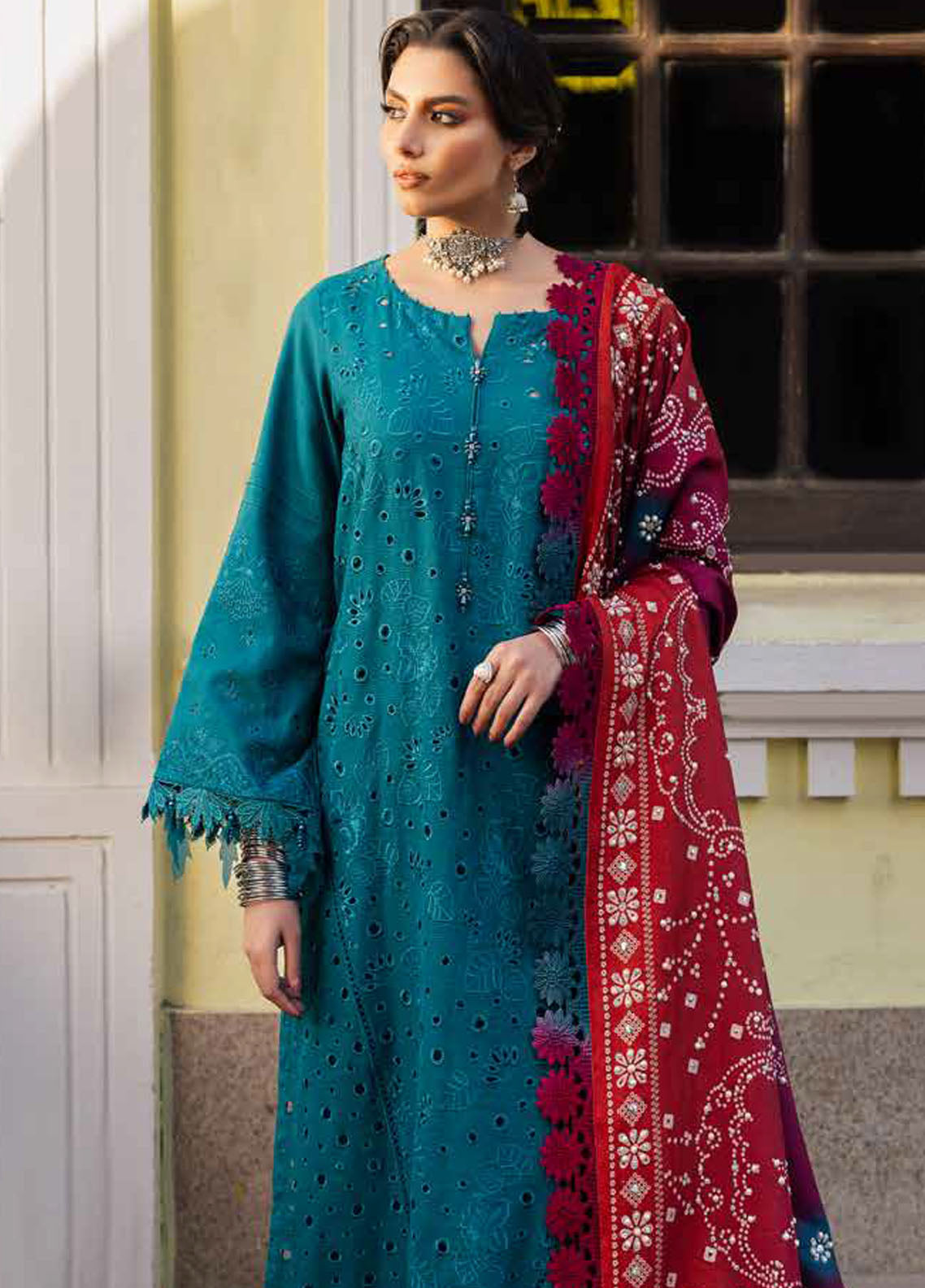 Bazaar By Nureh Chikankari Winter Collection 2024 NE-112