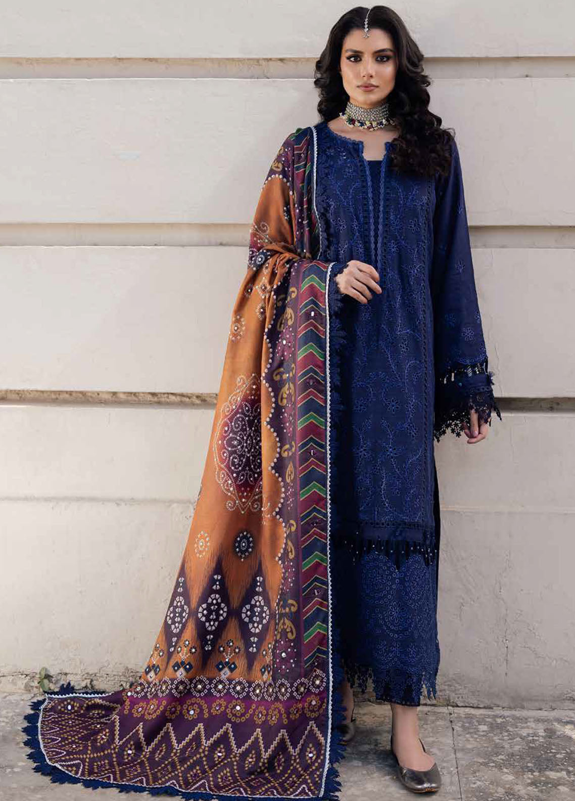 Bazaar By Nureh Chikankari Winter Collection 2024 NE-114