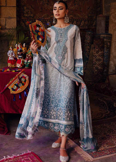 Bazaar By Nureh Embroidered Lawn Collection 2024 NS-130