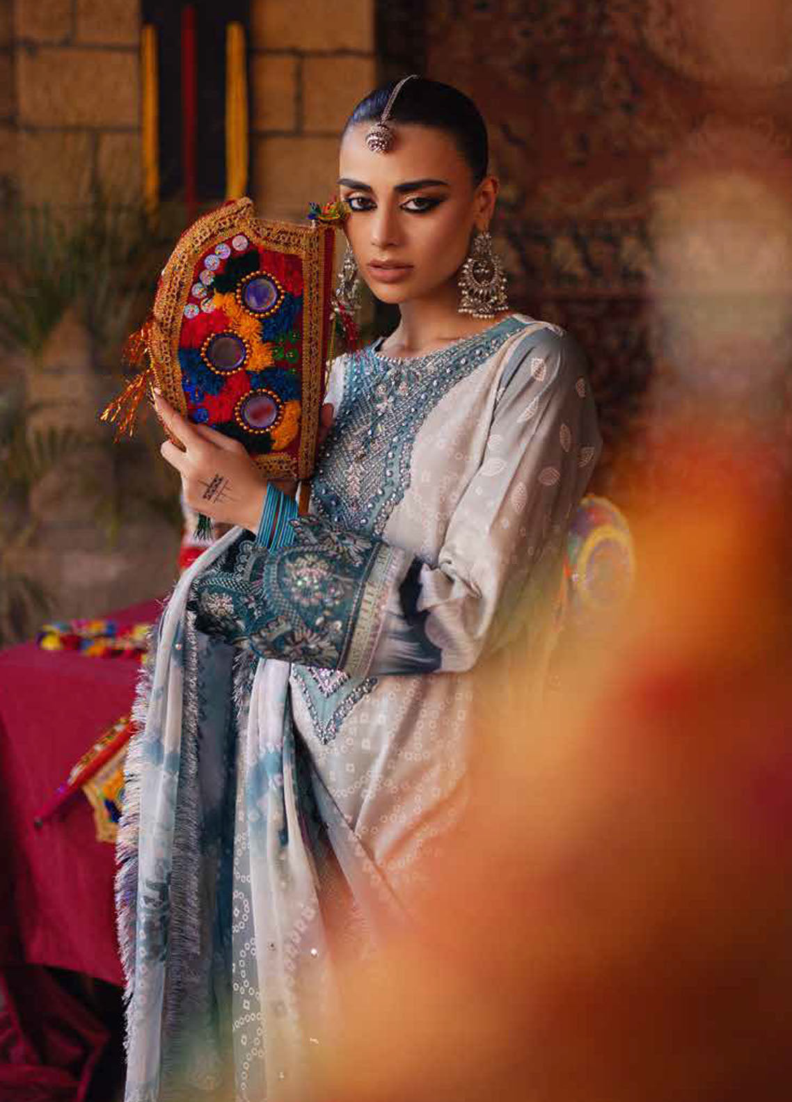 Bazaar By Nureh Embroidered Lawn Collection 2024 NS-130