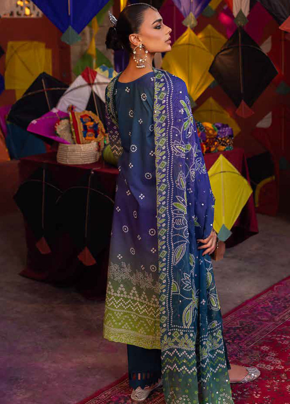 Bazaar By Nureh Embroidered Lawn Collection 2024 NS-133