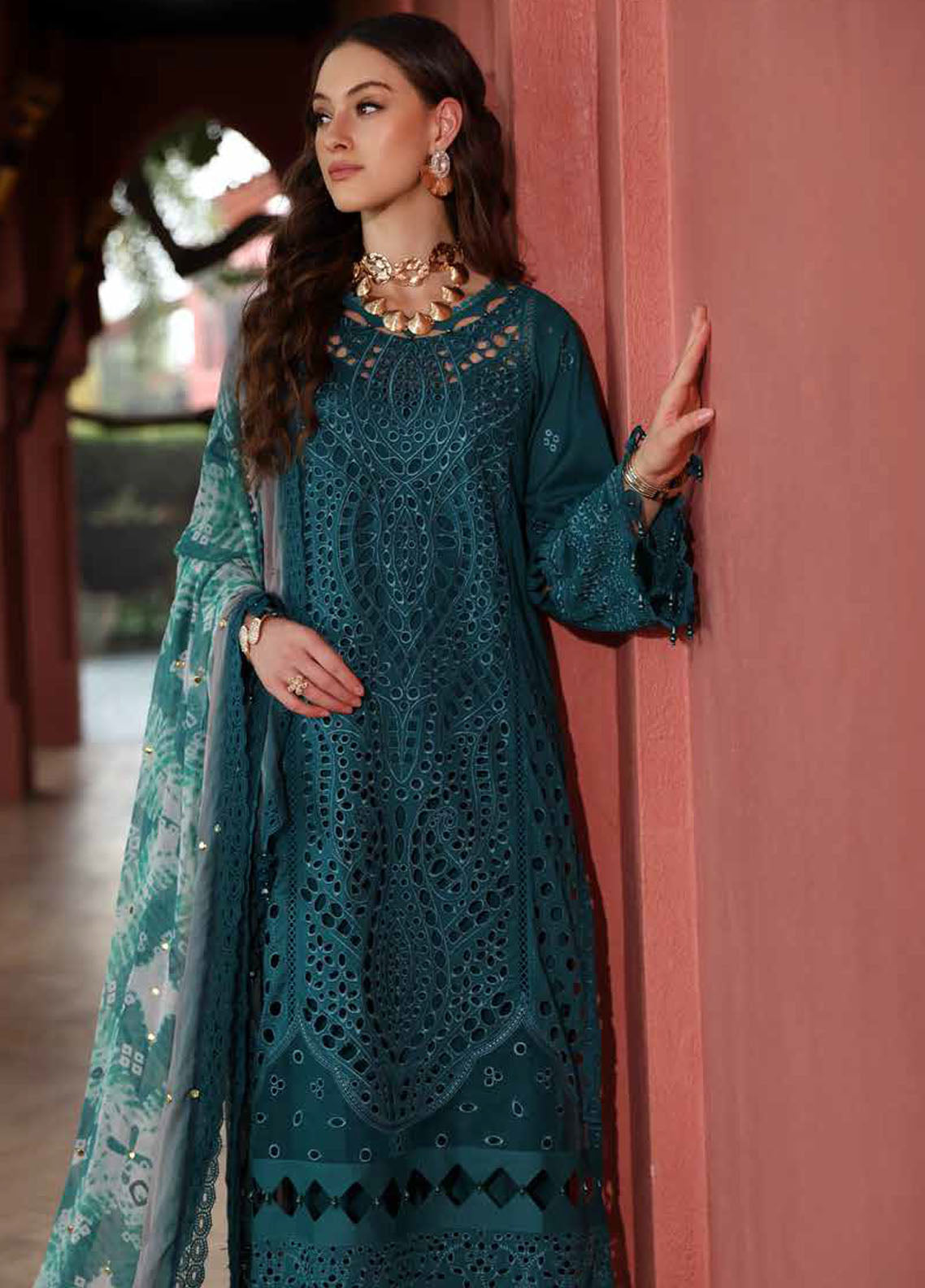 Bazar by Nureh Embroidered Lawn Suit Unstitched 4 Piece NE-107