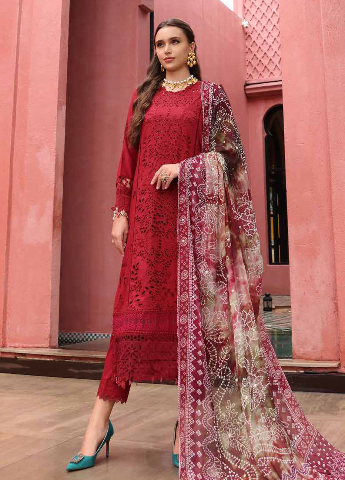 Bazar by Nureh Embroidered Lawn Suit Unstitched 4 Piece NE-109