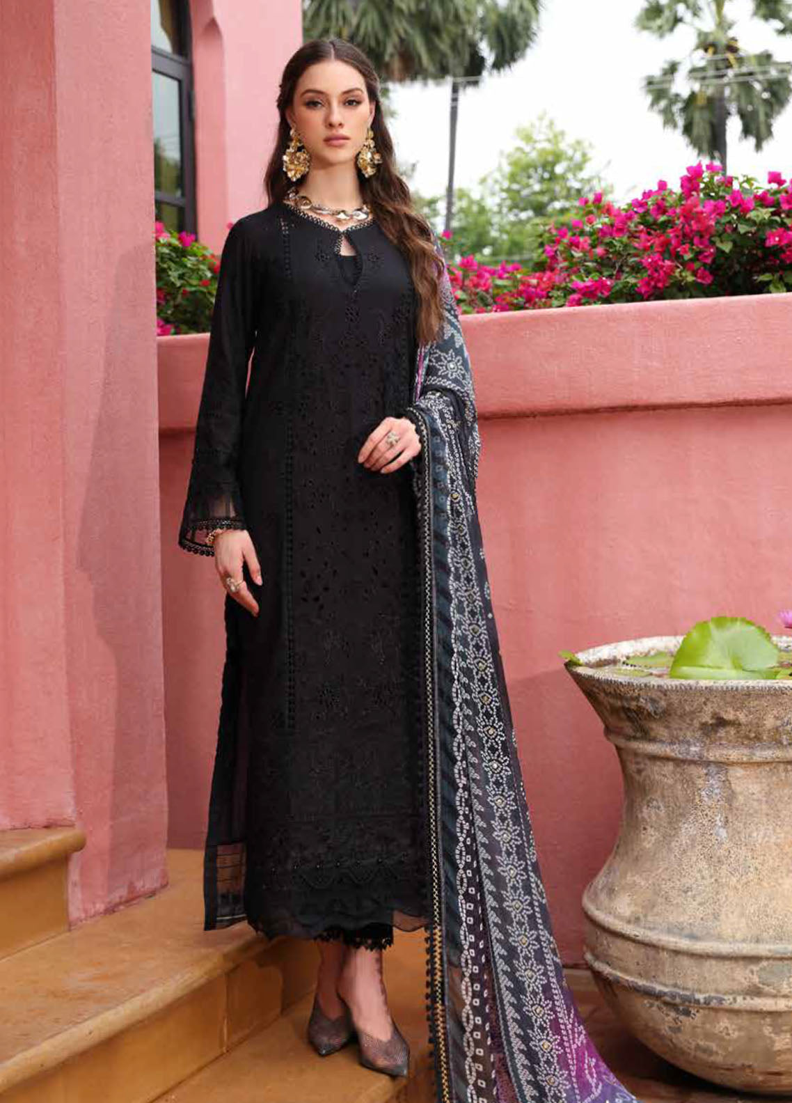 Bazar by Nureh Embroidered Lawn Suit Unstitched 4 Piece NE-110