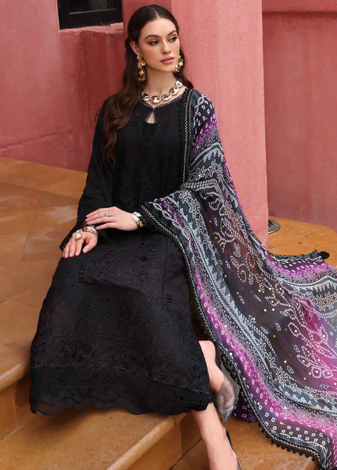 Bazar by Nureh Embroidered Lawn Suit Unstitched 4 Piece NE-110