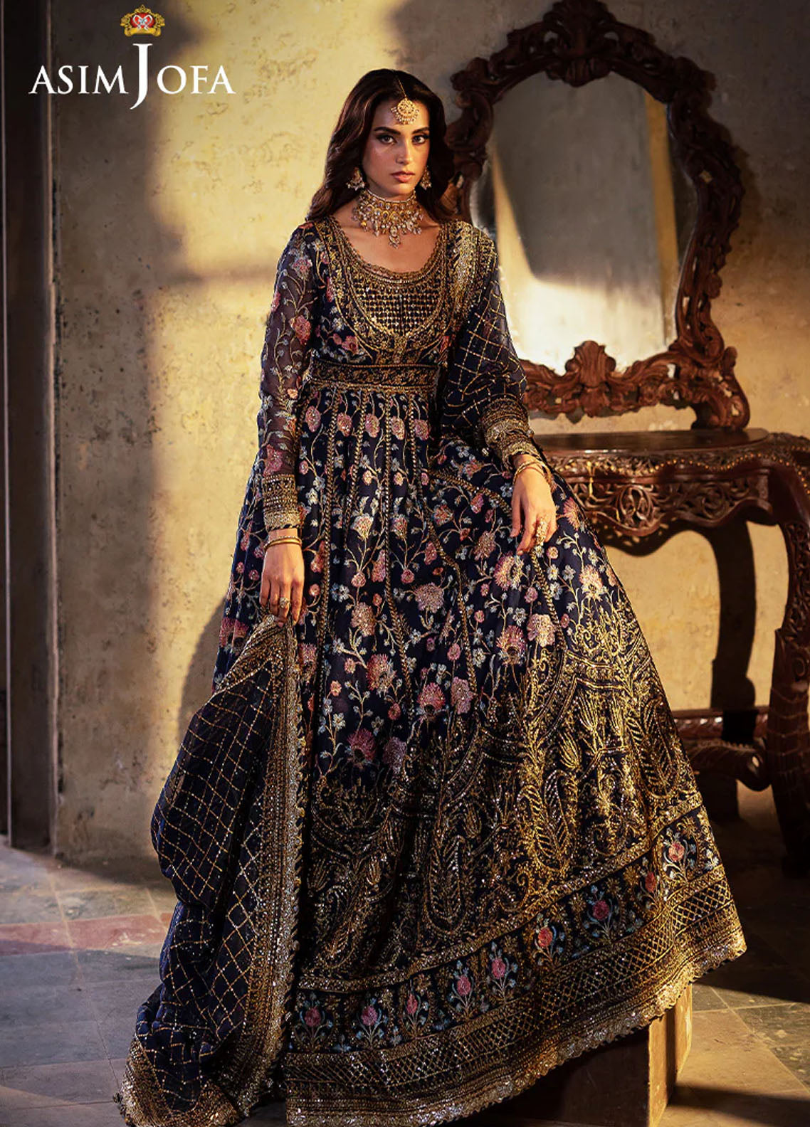 Bekhudi by Asim Jofa Unstitched Luxury Collection 2024 AJKB-09-UNS