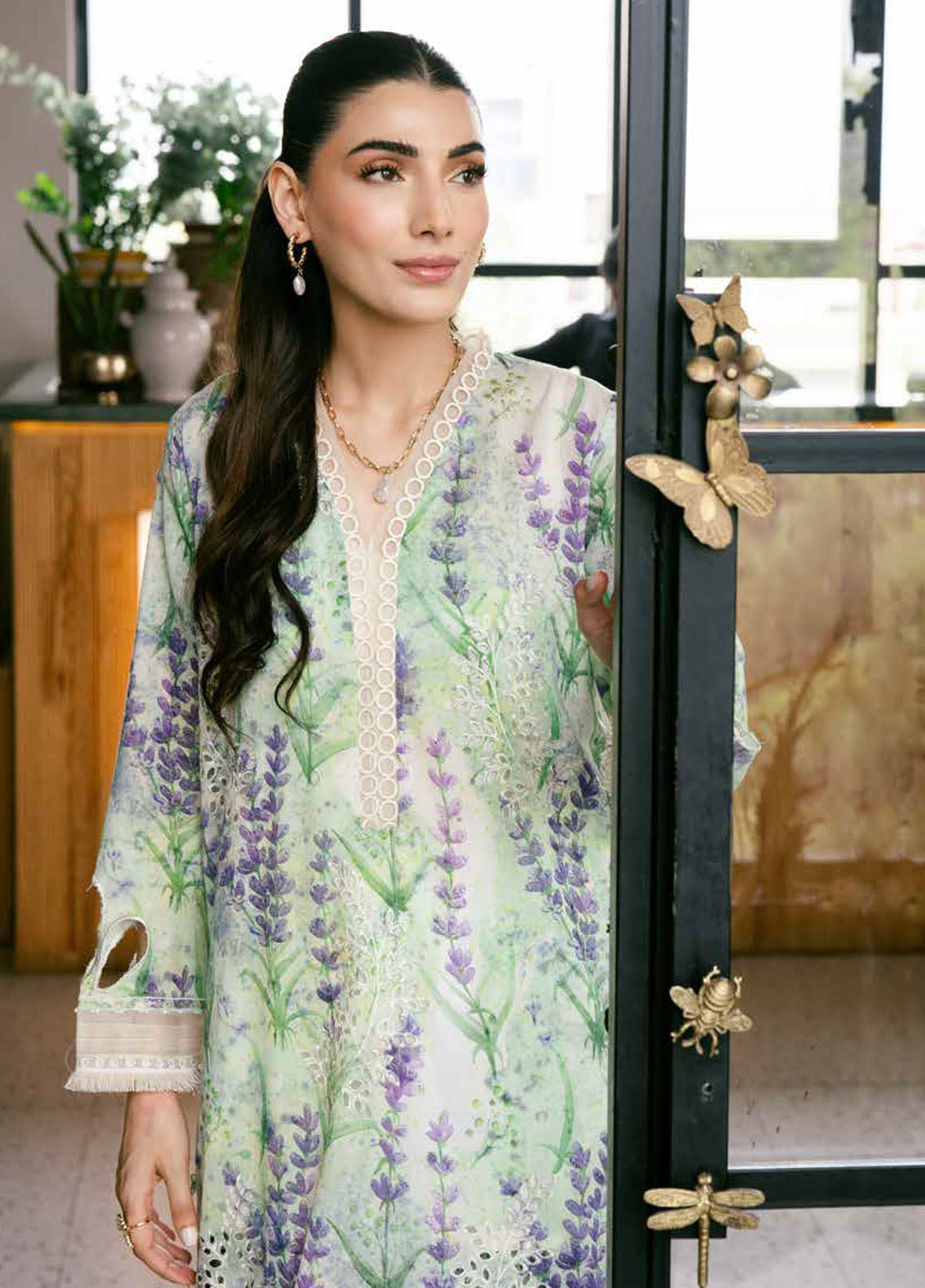 Bellerina by Nureh Chikankari Lawn Suits Unstitched 2 Piece NU25BE NU2-155