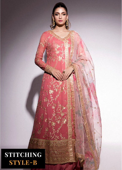 Best Of Mushq Unstitched Formal Collection 2024 BOM-06 Coral Almond