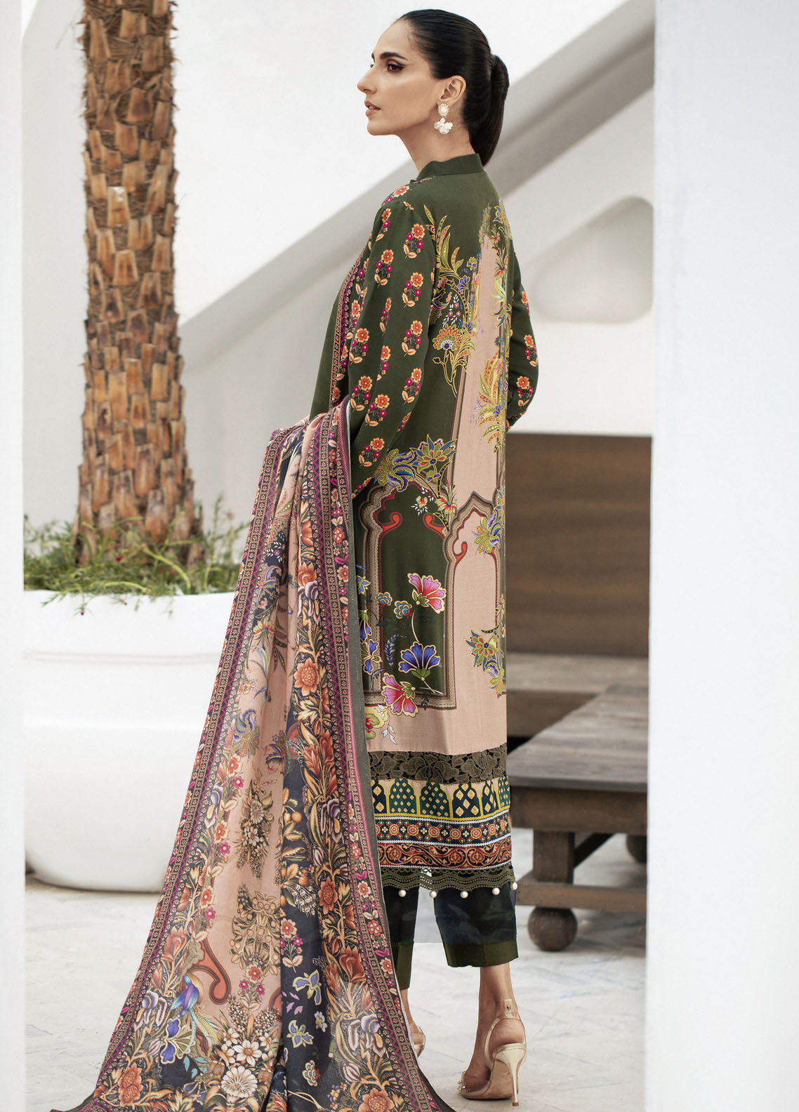 Blossom By Lala Textiles Unstitched Slub Linen Collection 2023 Calla