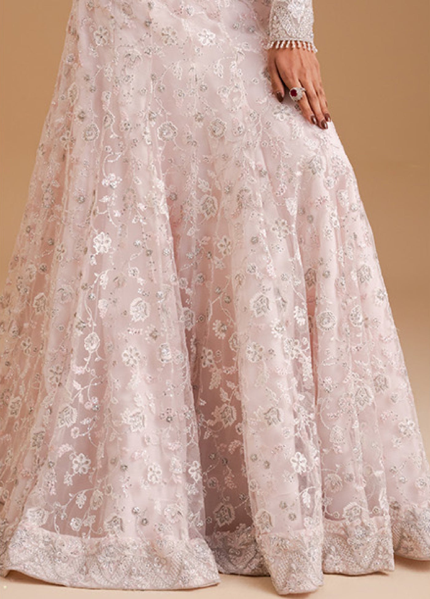 Afsanay by Zariya Luxury Embroidered Unstitched Chiffon 3 Piece Suits ZRY25LF D1 ZB50032 - Festive Collection