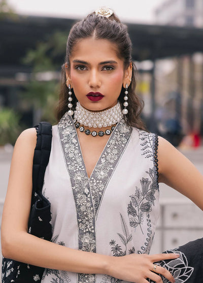 Broadway by Mahnur Embroidered Lawn Suits Unstitched 3 Piece MN25B D-09 Daisy