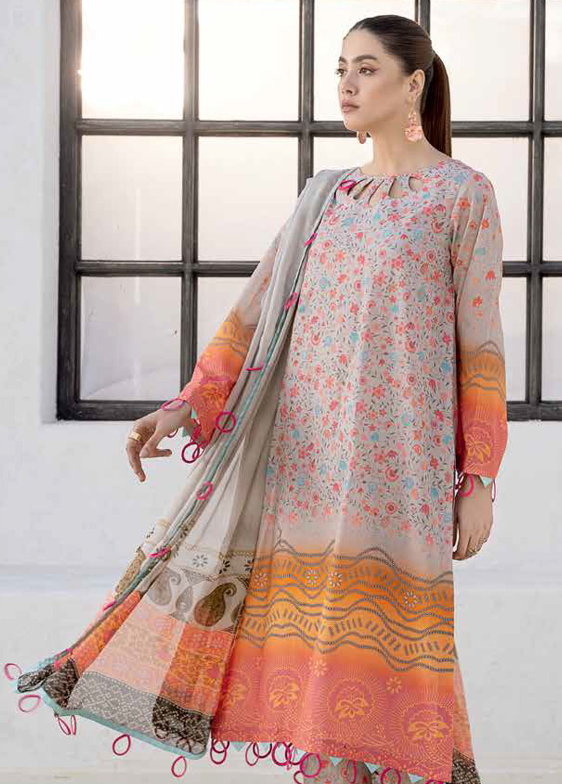 C-Prints By Charizma Printed Lawn Suits Unstitched 3 Piece CRZ24CP CP4 12