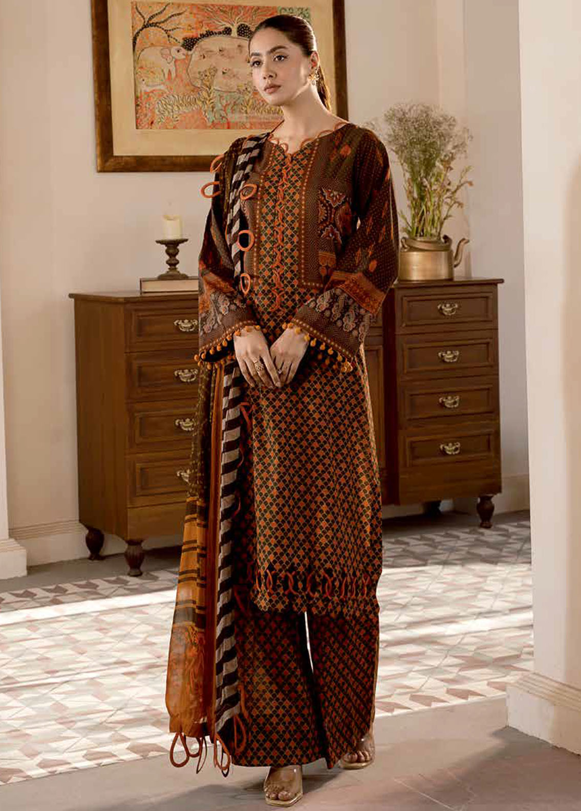 C-Prints By Charizma Printed Lawn Suits Unstitched 3 Piece CRZ24CP CP4 13