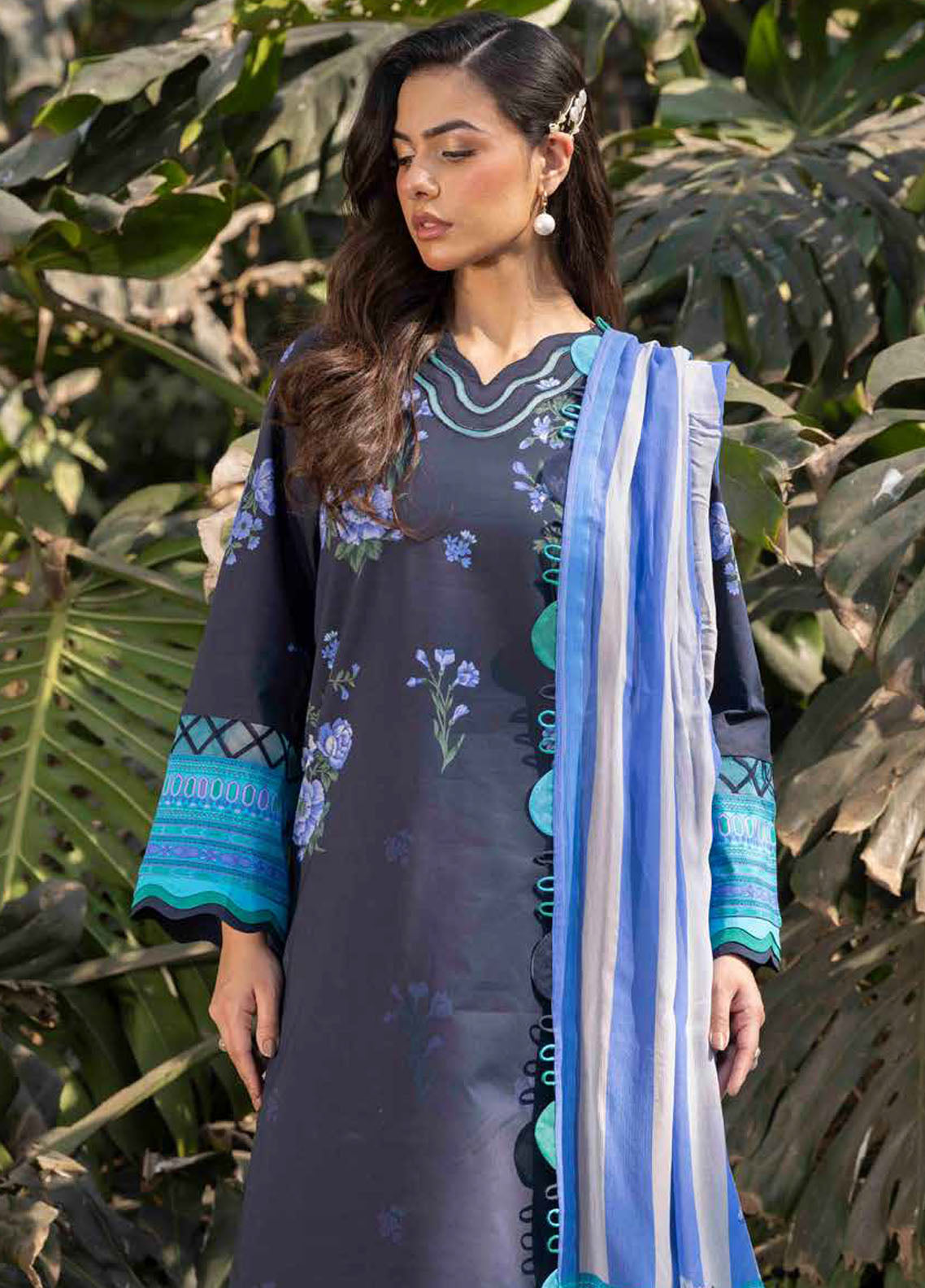 C - Prints by Charizma Printed Lawn Suits Unstitched 3 Piece CP5-19