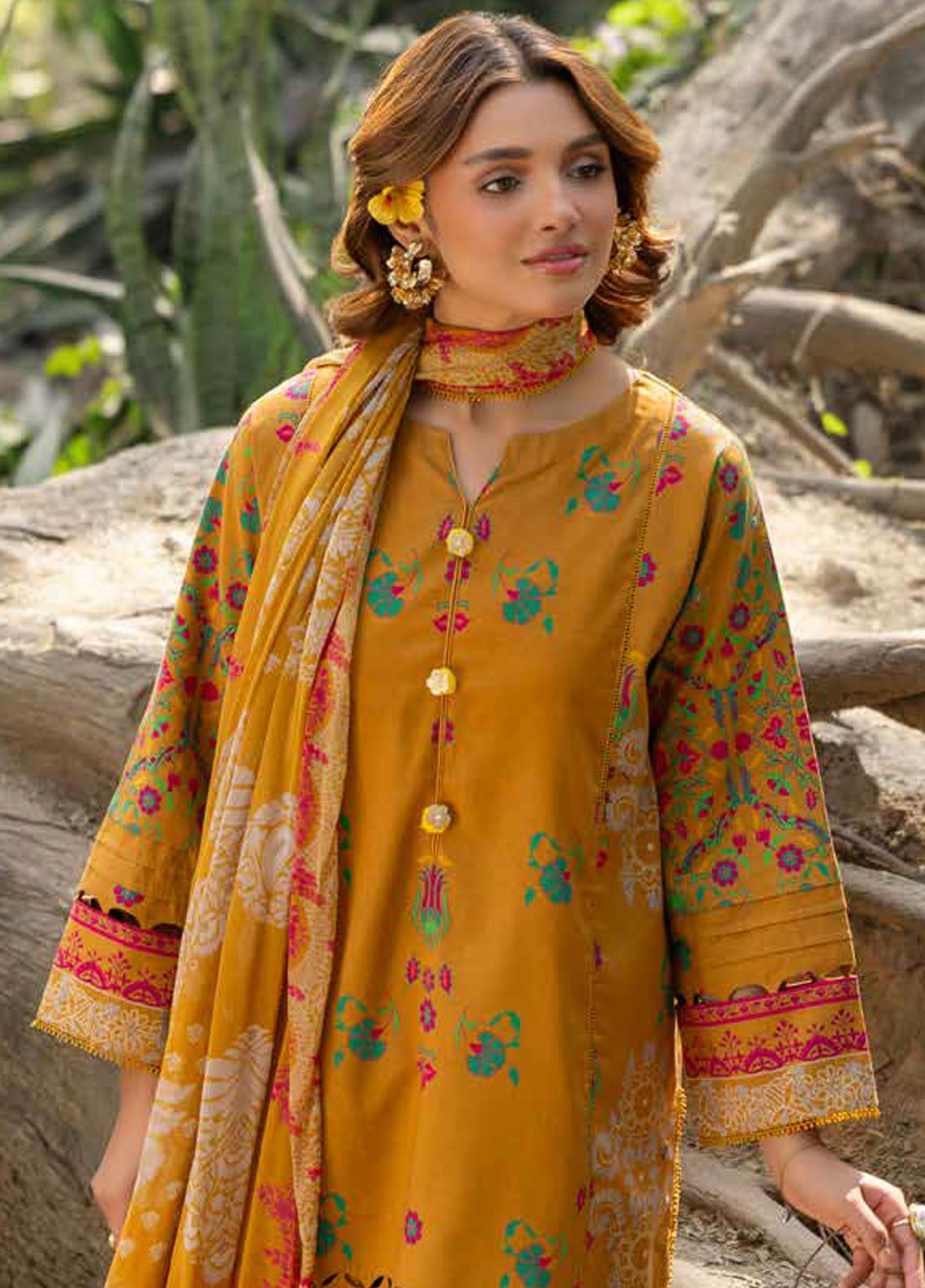 C - Prints by Charizma Printed Lawn Suits Unstitched 3 Piece CP5-13