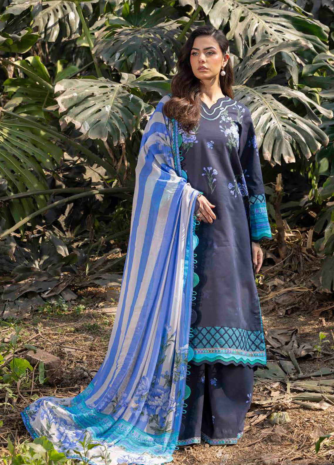 C - Prints by Charizma Printed Lawn Suits Unstitched 3 Piece CP5-19