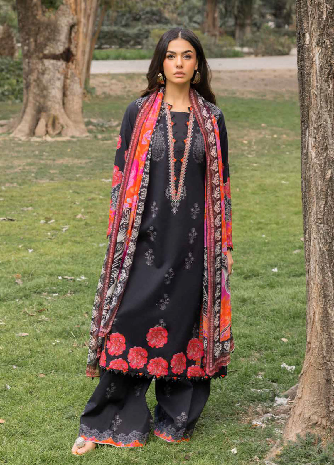 C - Prints by Charizma Printed Lawn Suits Unstitched 3 Piece CP5-18