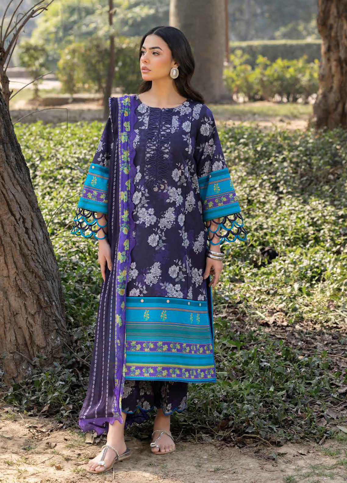 C - Prints by Charizma Printed Lawn Suits Unstitched 3 Piece CP5-15