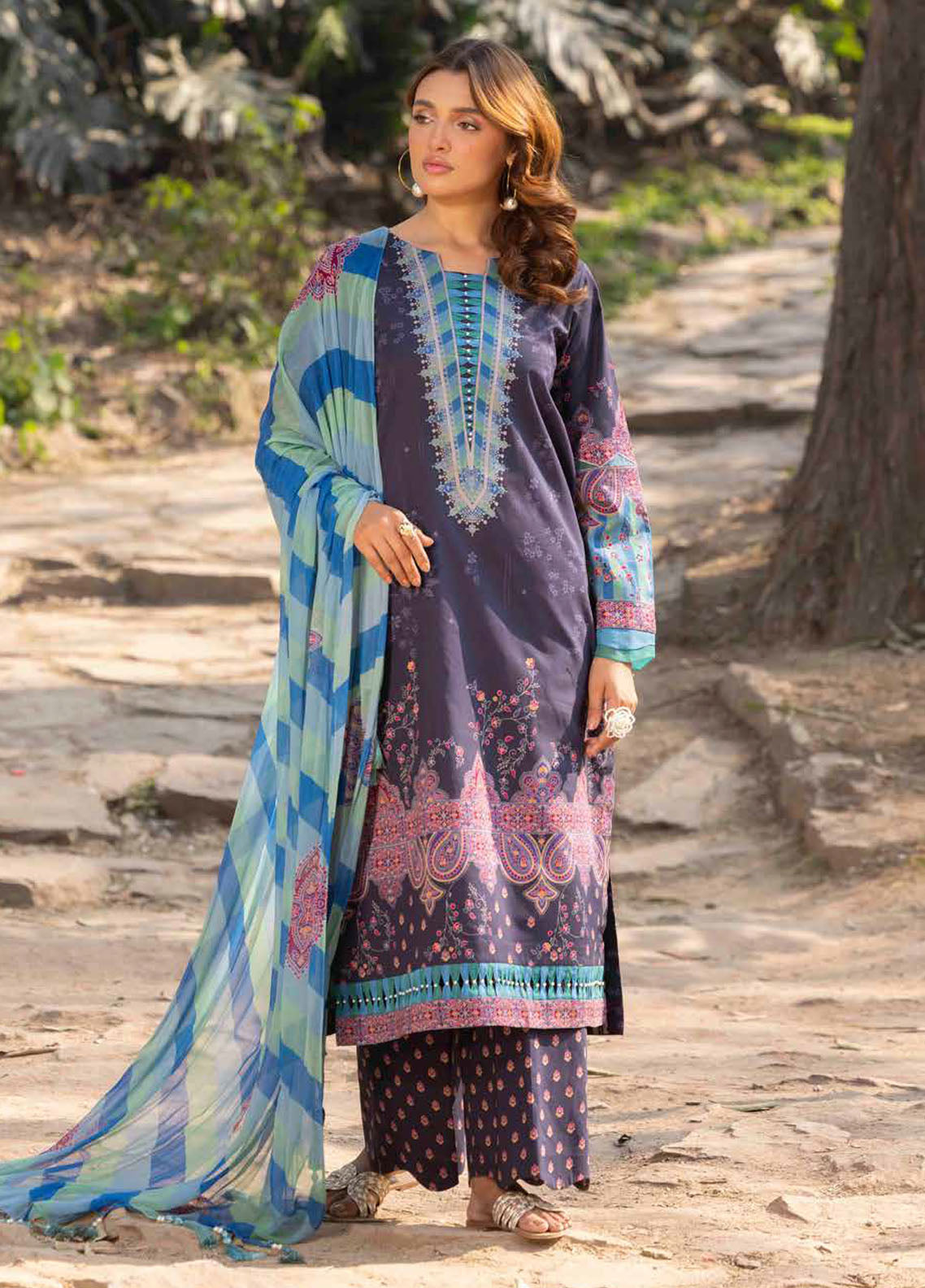 C - Prints by Charizma Printed Lawn Suits Unstitched 3 Piece CP5-20