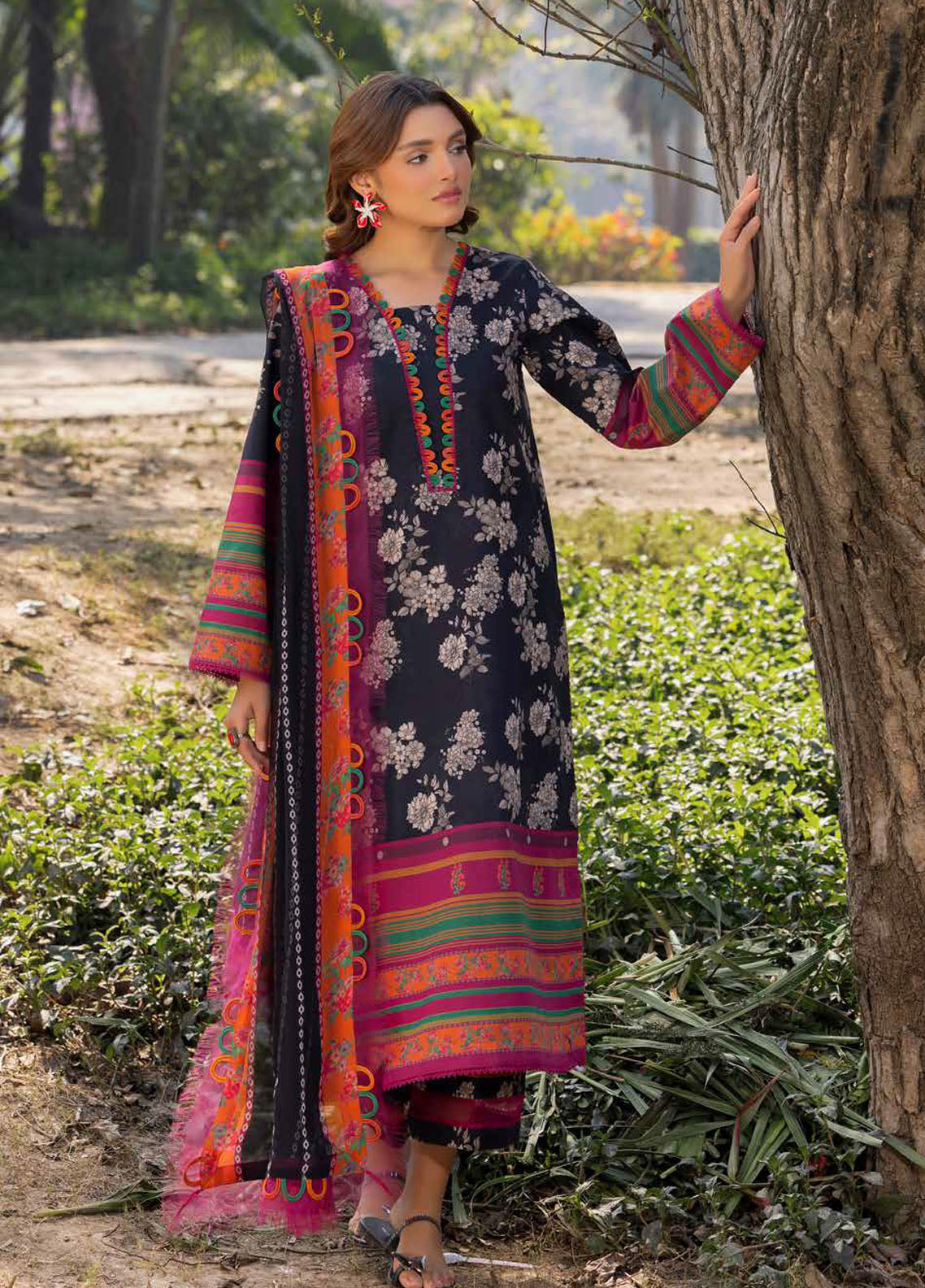 C - Prints by Charizma Printed Lawn Suits Unstitched 3 Piece CP5-14