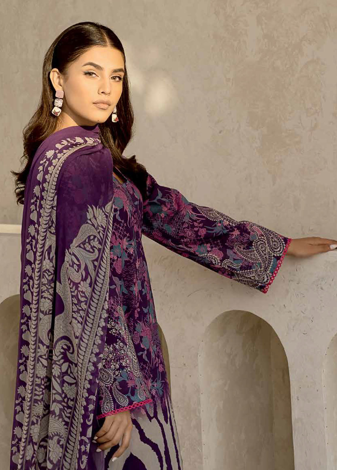 C-Prints By Charizma Printed Lawn Suits Unstitched 3 Piece CRZ24CP CP4 17