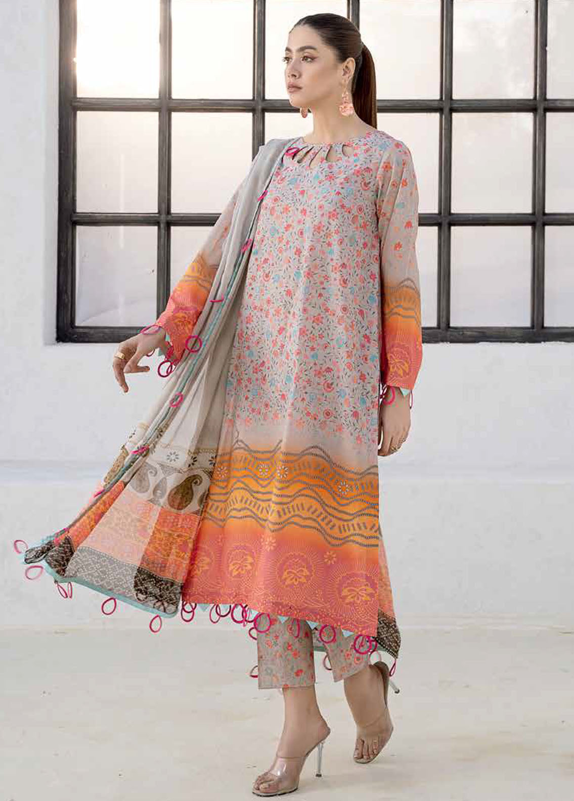 C-Prints By Charizma Printed Lawn Suits Unstitched 3 Piece CRZ24CP CP4 12