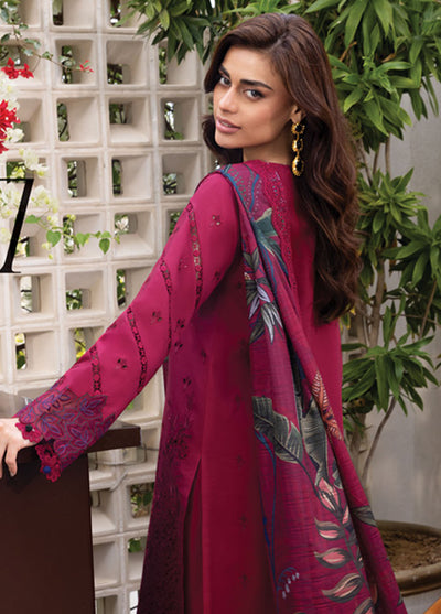 Carnation by Rang Rasiya Embroidered Lawn Unstitched Suits 3 Piece RR25CL D-07 Aria