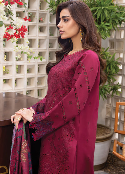 Carnation by Rang Rasiya Embroidered Lawn Unstitched Suits 3 Piece RR25CL D-07 Aria