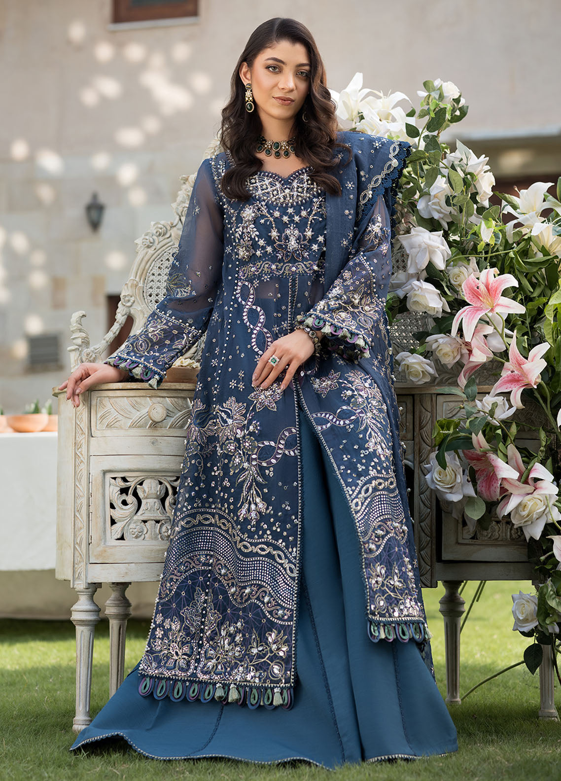 Celebrations by Elaf Unstitched Formal Collection 2024 EFH-04 Falak