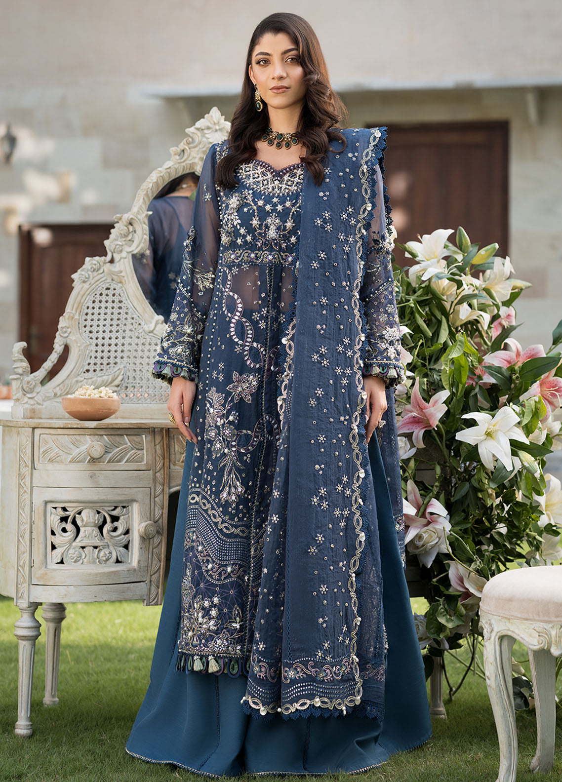 Celebrations by Elaf Unstitched Formal Collection 2024 EFH-04 Falak