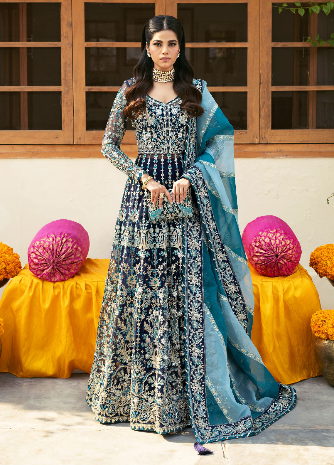 Chaandni by Gulaal Unstitched Wedding Formals Collection 2024 D-05 Meena