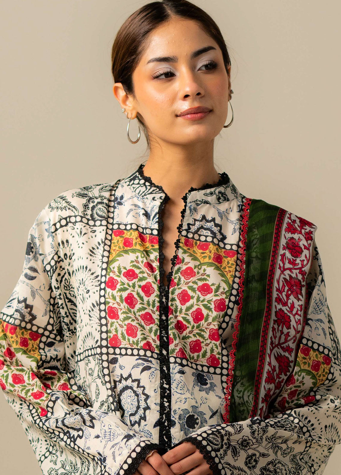 Coco Prints by Zara Shahjahan Printed Lawn Suits Unstitched 3 Piece CZS25PS D-08 B Elra