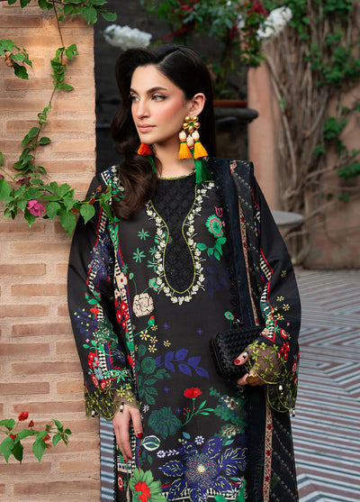 Cocktail by Sardinia Embroidered Lawn Suits Unstitched 3 Piece SRD25CPE 1002 Espresso