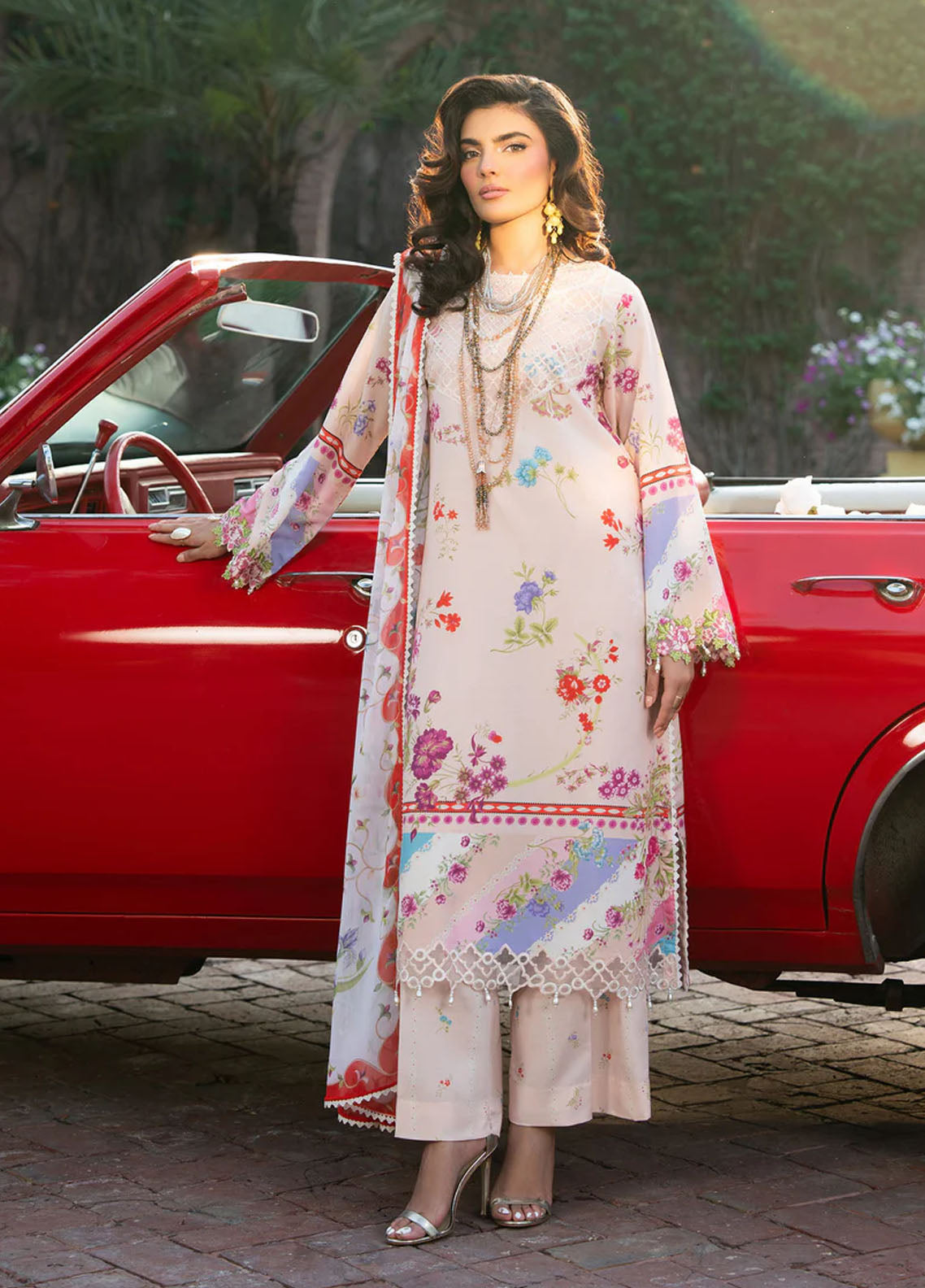 Cocktail by Sardinia Embroidered Lawn Suits Unstitched 3 Piece SRD25CPE 1007 Citrus Fizz