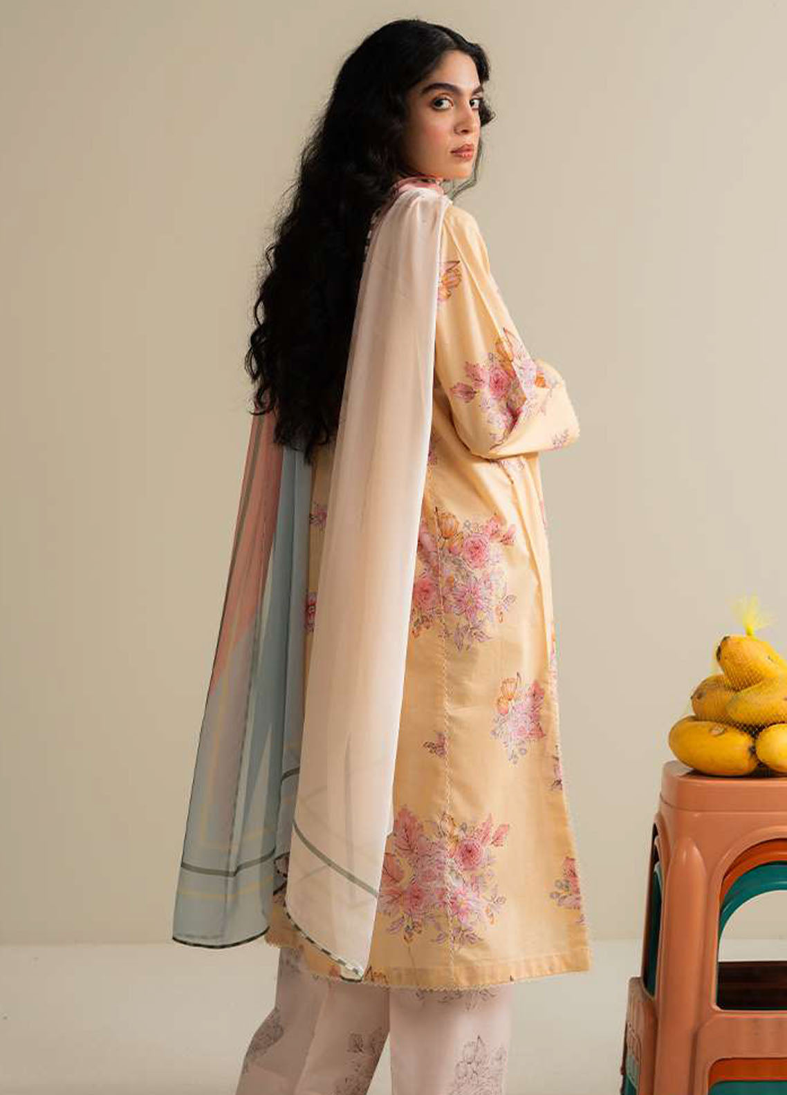 Coco Prints by Zara Shahjahan Printed Lawn Suits Unstitched 3 Piece CZS25PS D-01 B Ovela