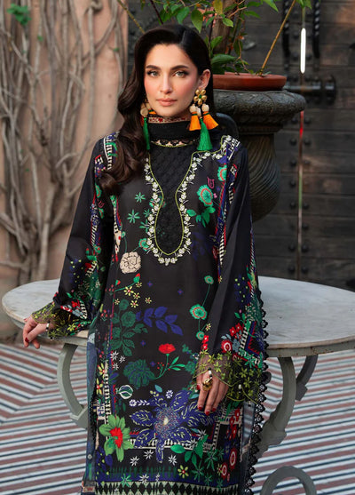 Cocktail by Sardinia Embroidered Lawn Suits Unstitched 3 Piece SRD25CPE 1002 Espresso