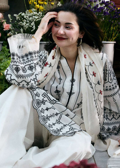Coco by Zara Shahjhan Embroidered Lawn Suits Unstitched 3 Piece CZS25LD D-2 B Iris