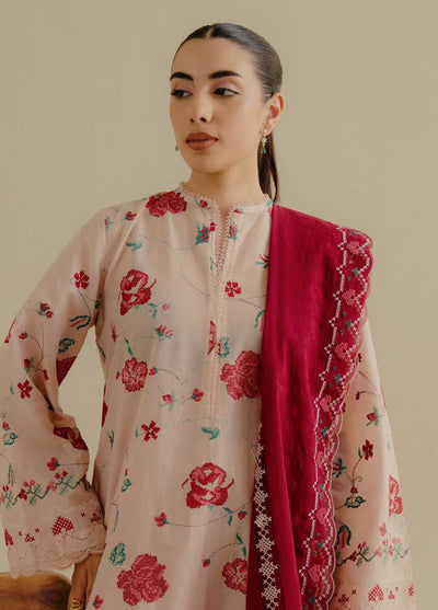 Coco by Zara Shahjhan Embroidered Lawn Suits Unstitched 3 Piece CZS25LD D-6 A Zufra