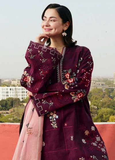 Coco by Zara Shahjhan Embroidered Jacquard Suits Unstitched 3 Piece CZS25LD D-5 B Sufa