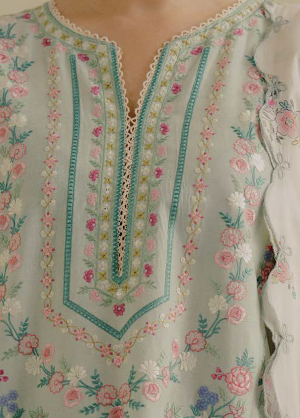 Coco by Zara Shahjhan Embroidered Jacquard Suits Unstitched 3 Piece CZS25LD D-9 A Zeest