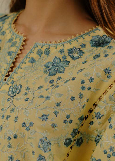 Coco by Zara Shahjhan Embroidered Lawn Suits Unstitched 3 Piece CZS25LD D-7 B Velin