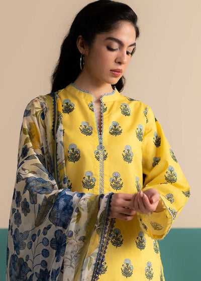 Coco Prints by Zara Shahjahan Printed Lawn Suits Unstitched 3 Piece CZS25PS D-04 A Zofi