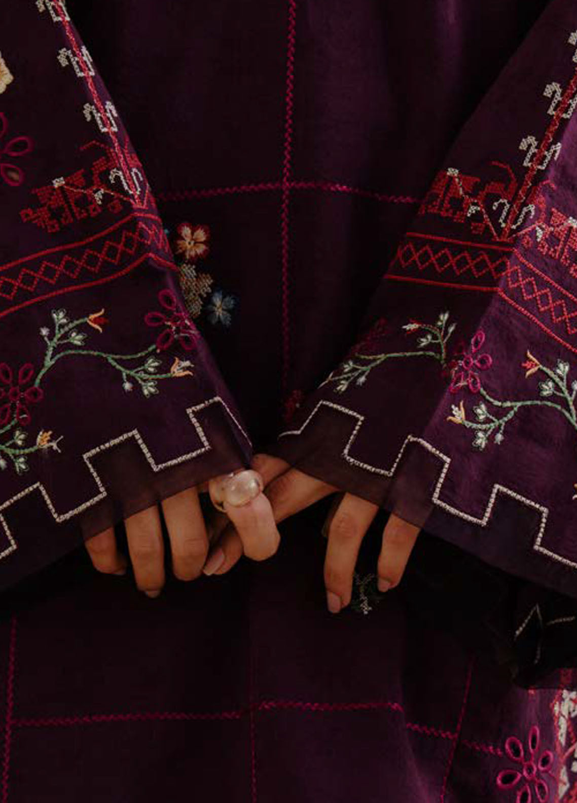 Coco by Zara Shahjhan Embroidered Jacquard Suits Unstitched 3 Piece CZS25LD D-5 B Sufa