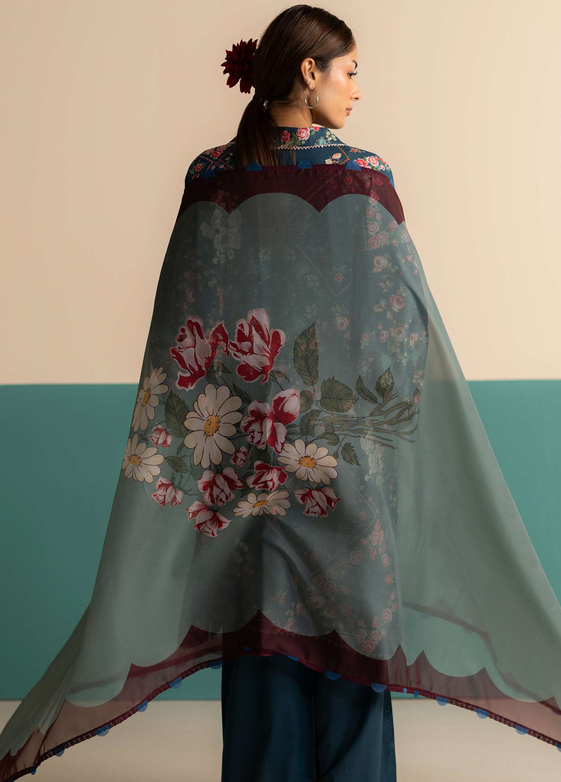 Coco Prints by Zara Shahjahan Printed Lawn Suits Unstitched 3 Piece CZS25PS D-09 B Zarya