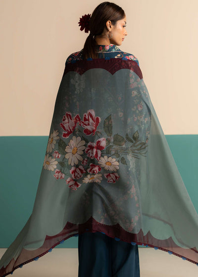 Coco Prints by Zara Shahjahan Printed Lawn Suits Unstitched 3 Piece CZS25PS D-09 B Zarya