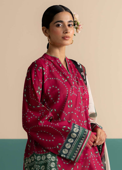 Coco Prints by Zara Shahjahan Printed Lawn Suits Unstitched 3 Piece CZS25PS D-02 B Nelea